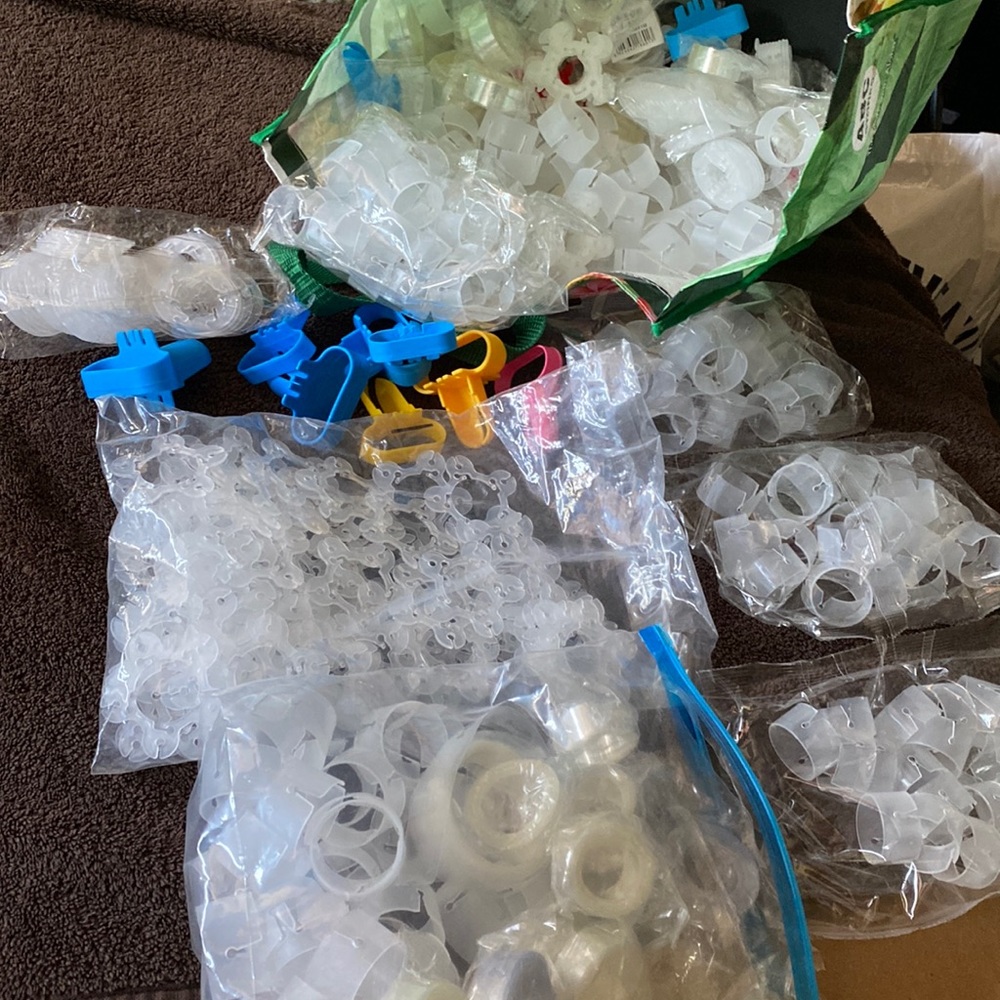 Bundle pack of balloon support tools Balloon finger tie tools balloon connectors